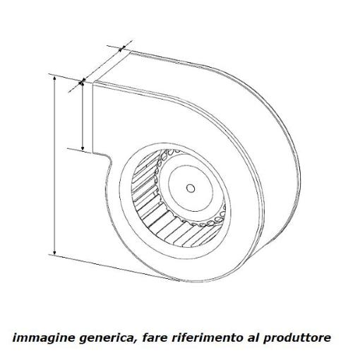 PF75301, ventilatore 12Vdc 75x75x30 2,4W
