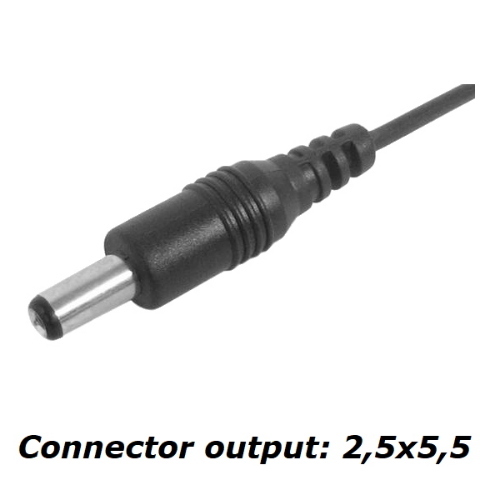 SMI6B, ac/dc, 100~240Vac/5Vdc 1,2A 2,5x5,5 (+)