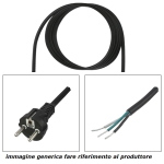 Cavo 3x1,50 L=3m con spina Schuko