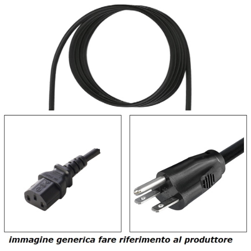 Cavo 3x18AWG L=2m da spina 6-15P a presa C13