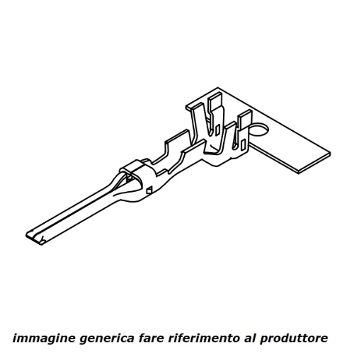 4201, contatto maschio per cavo 18-24 AWG
