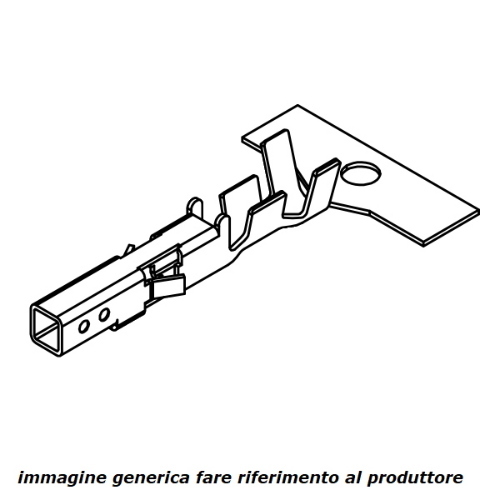 4201, contatto femmina per cavo 16-20 AWG