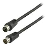 Cavo antenna Spina TV/Presa TV L=20m Nero