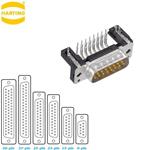 0966, connettore D-Sub maschio 50 poli 90°