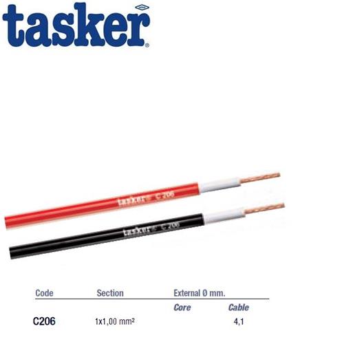C206N, cavo flessibile 1x1,00, 49V, Nero
