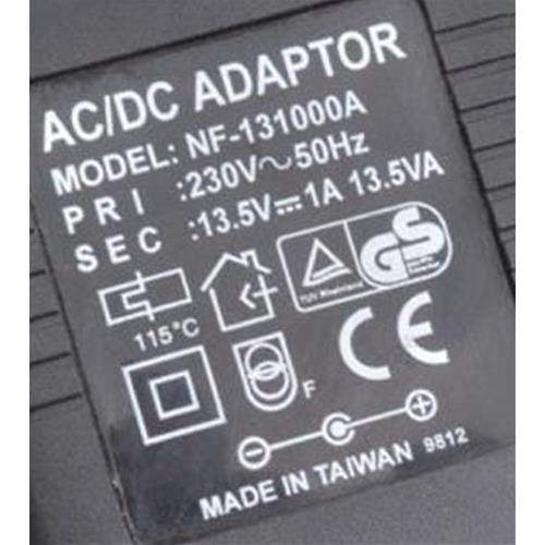 Alimentatore non stabilizzato 13,5V 1A