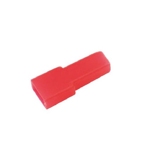 107400, copri faston femmina 6,35 Rosso